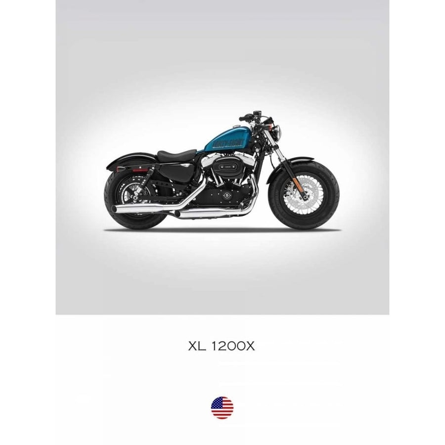 Harley Davidson XL 1200X Forty Poster Print by Mark Rogan-VARPDXRGN113688 Image 1