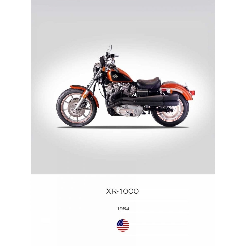 Harley Davidson XR 1000 1984 Poster Print by Mark Rogan-VARPDXRGN113692 Image 1