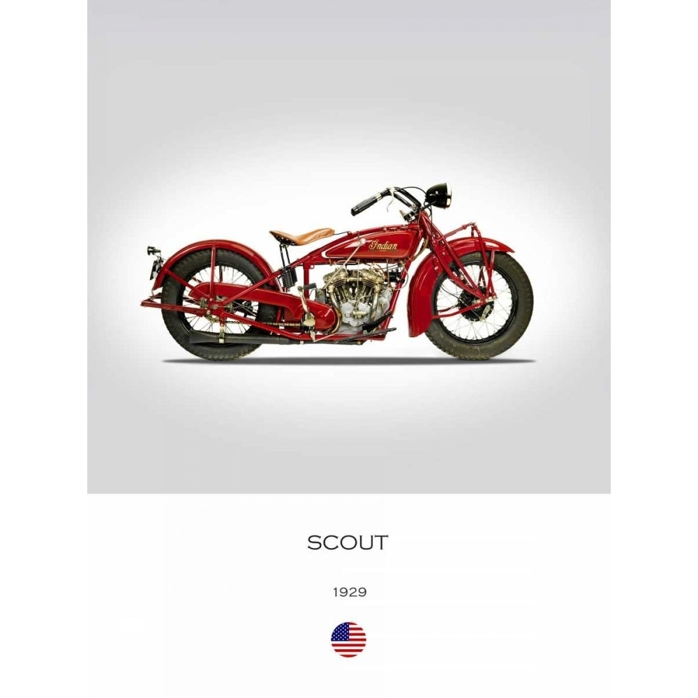 Indian Scout 101 1929 Poster Print by Mark Rogan-VARPDXRGN113708 Image 1