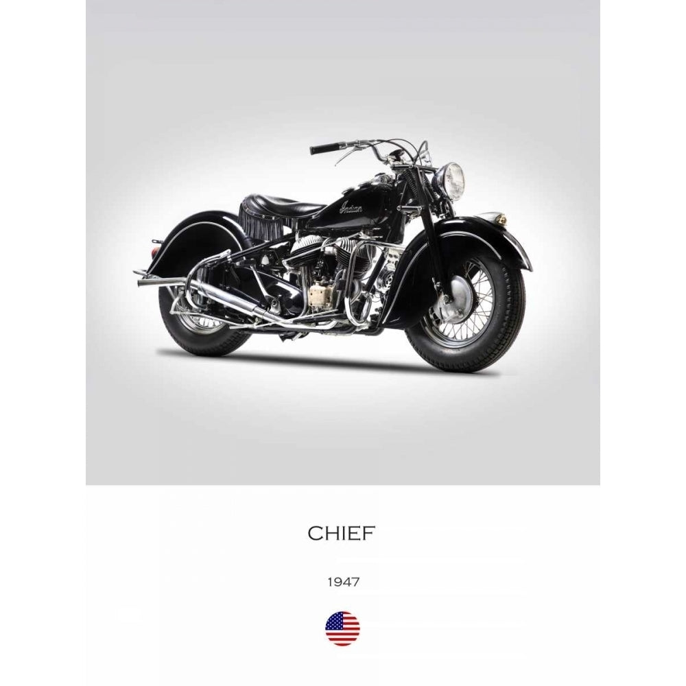 Indian Chief Type 347 1947 Poster Print by Mark Rogan-VARPDXRGN113705 Image 1