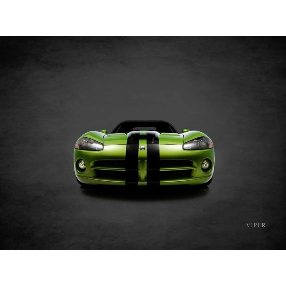 Dodge Viper Green Poster Print by Mark Rogan-VARPDXRGN114412 Image 1