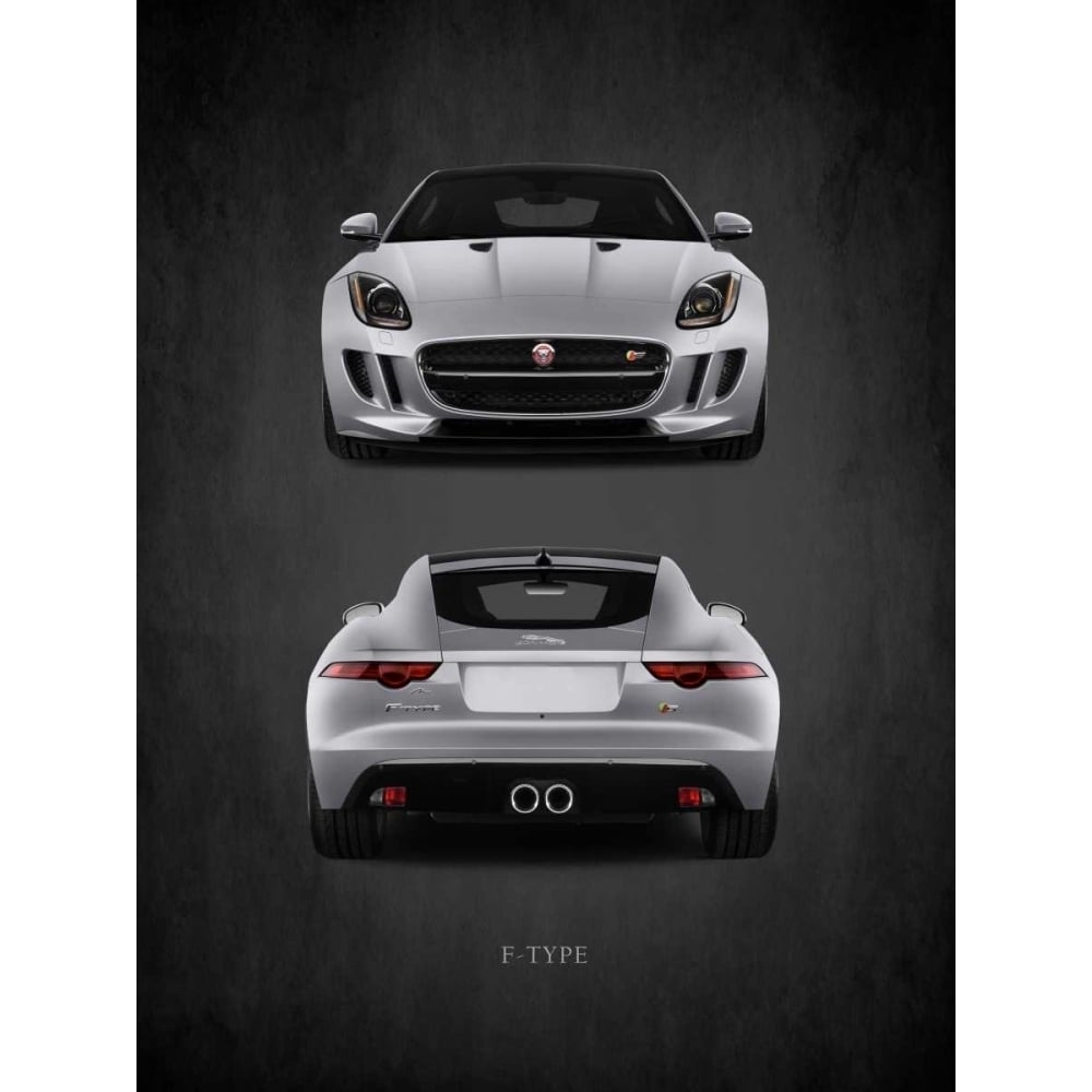 Jaguar F-Type Front-Back Poster Print by Mark Rogan-VARPDXRGN114427 Image 1