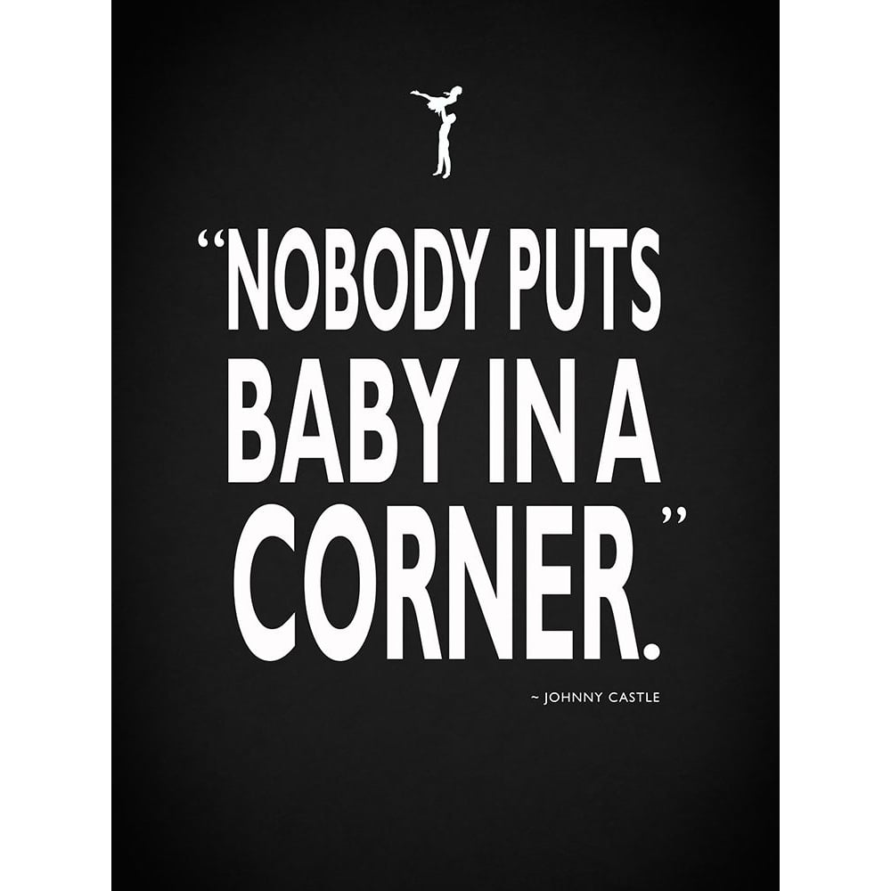 Dirty Dancing Baby InA Corner Poster Print by Mark Rogan-VARPDXRGN114775 Image 1