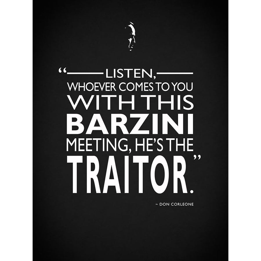 Godfather Barzini Traitor Poster Print by Mark Rogan-VARPDXRGN114780 Image 1