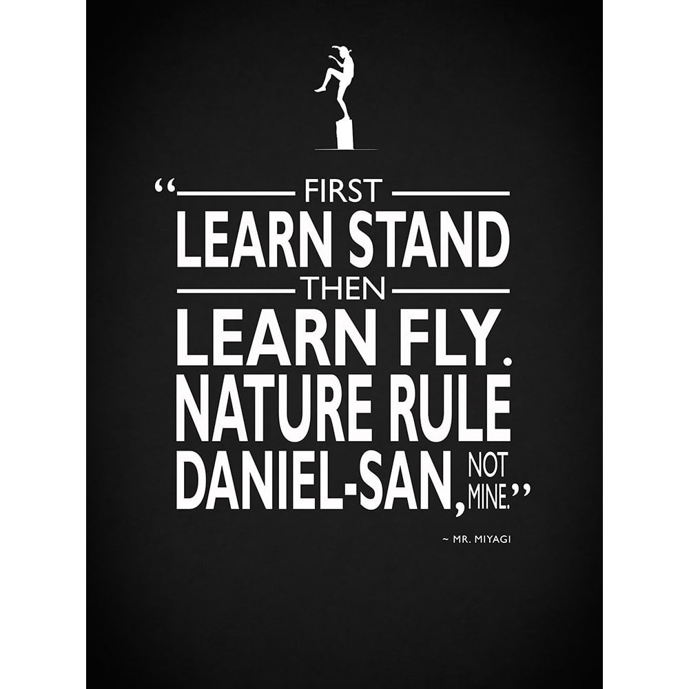 Karate Kid Nature Rule Poster Print by Mark Rogan-VARPDXRGN114801 Image 1