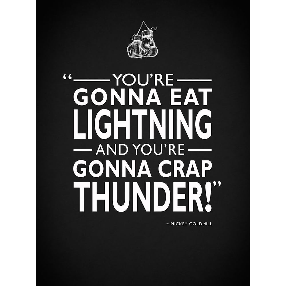 Rocky Gonna Eat Lightning Poster Print by Mark Rogan-VARPDXRGN114816 Image 1