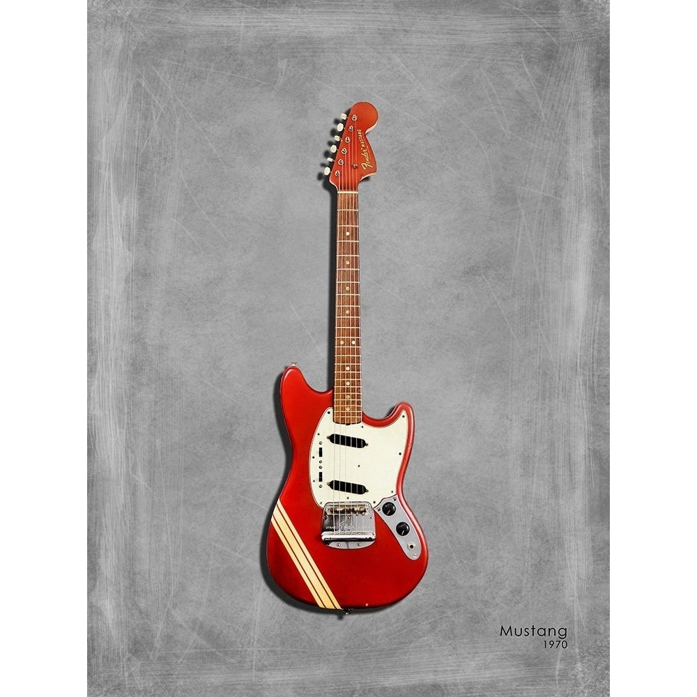 Fender Mustang 1970 Poster Print by Mark Rogan-VARPDXRGN114860 Image 1