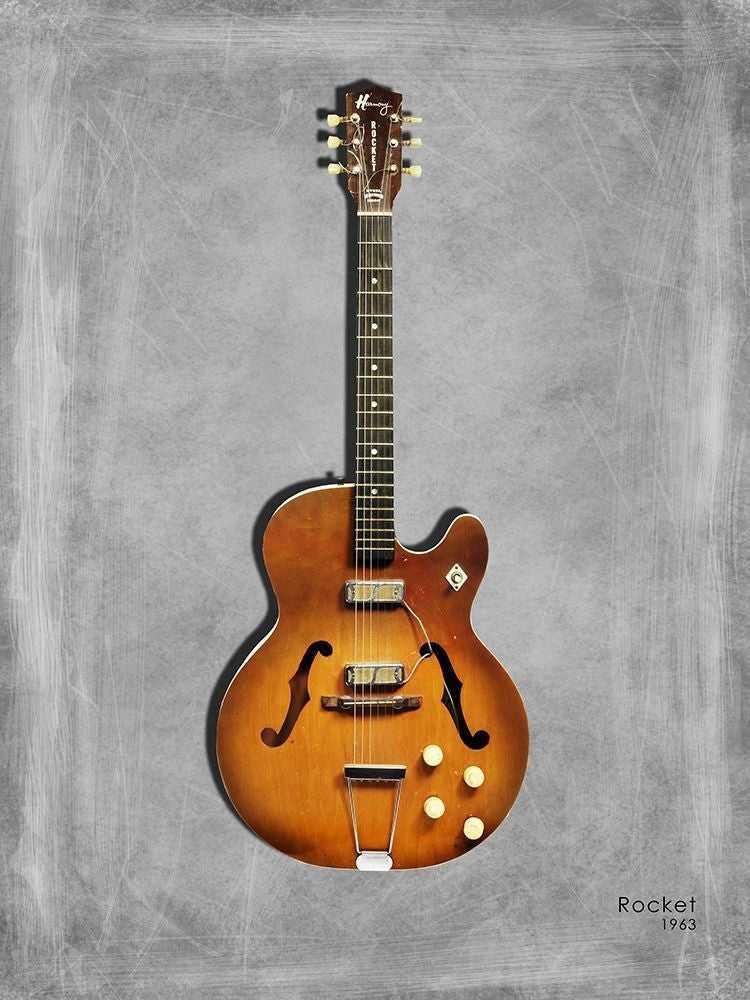 Harmony Rocket SemiAcoustic 63 Poster Print by Mark Rogan-VARPDXRGN114891 Image 1