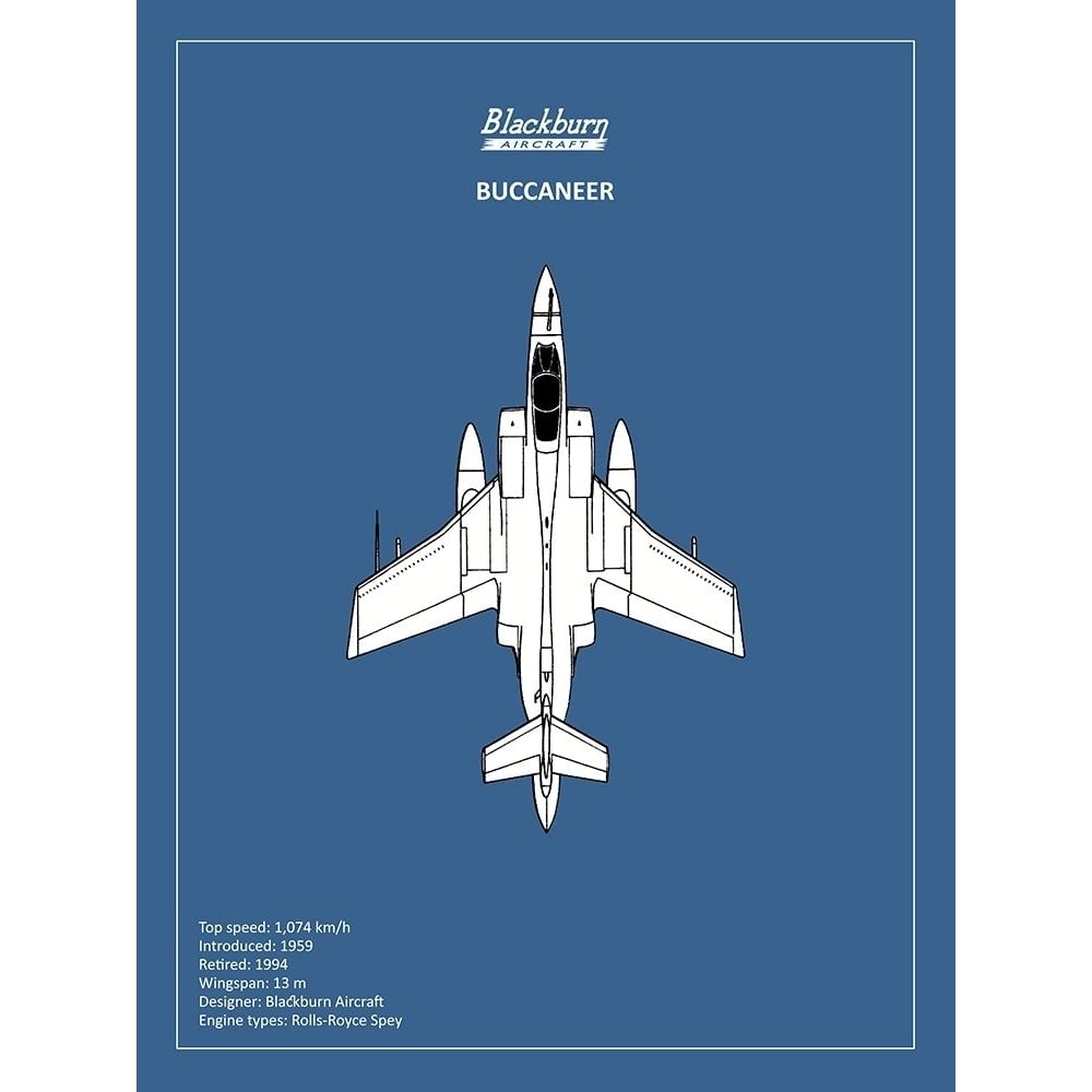 BP Blackburn Buccaneer Poster Print by Mark Rogan-VARPDXRGN114911 Image 1