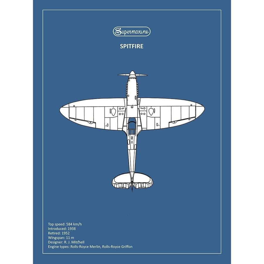 BP Supermarine Spitfire Poster Print by Mark Rogan-VARPDXRGN114949 Image 1