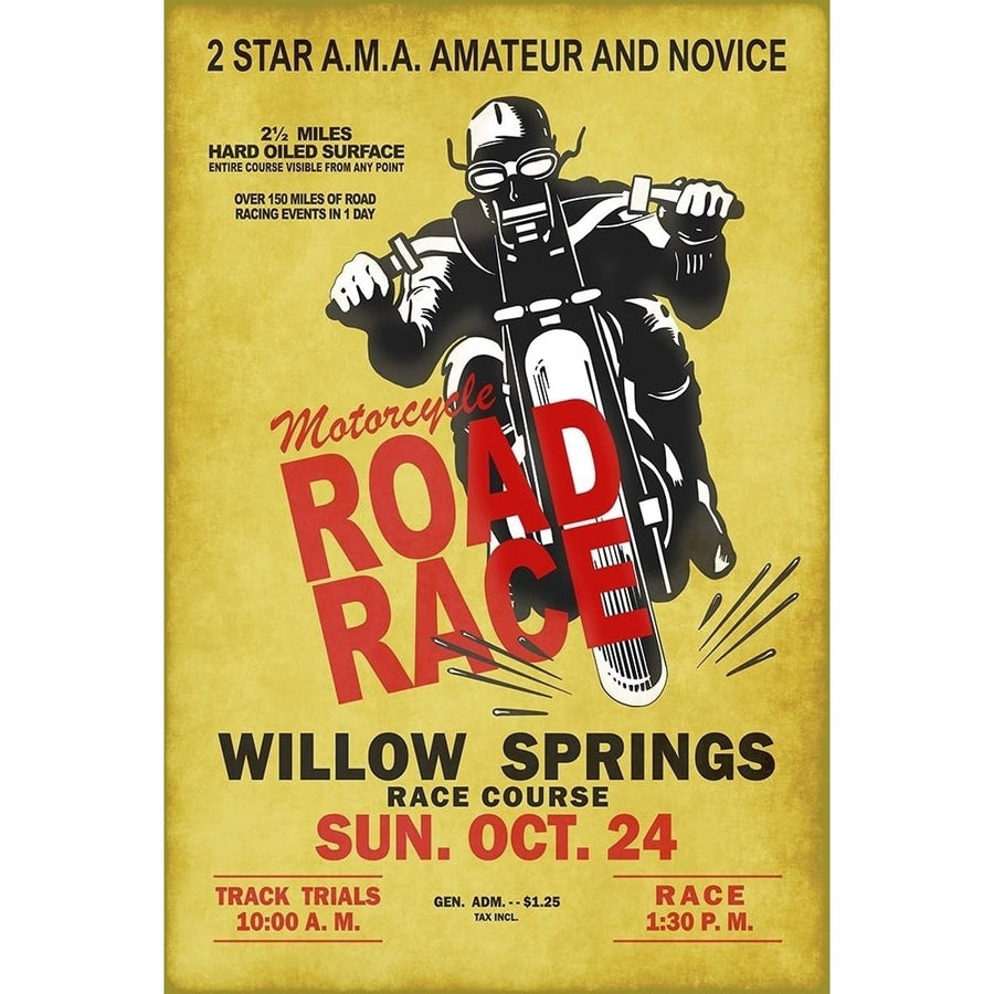 Willow Springs Road Race Poster Print by Mark Rogan-VARPDXRGN116738 Image 1