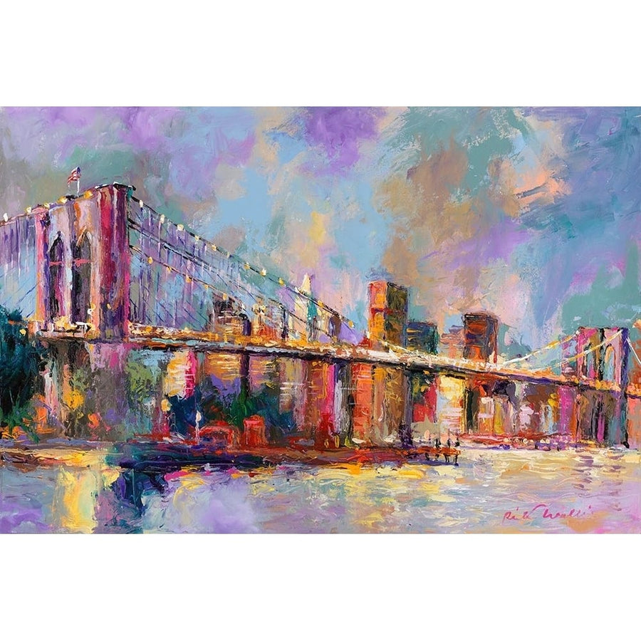 Brooklyn Bridge Poster Print - Richard Wallich-VARPDXRICWAL172406 Image 1