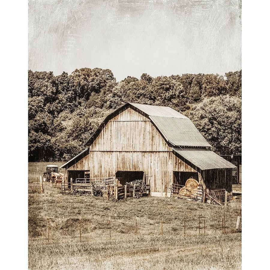 Nestled Hills Barn Poster Print - Jennifer Rigsby-VARPDXRIG204 Image 1