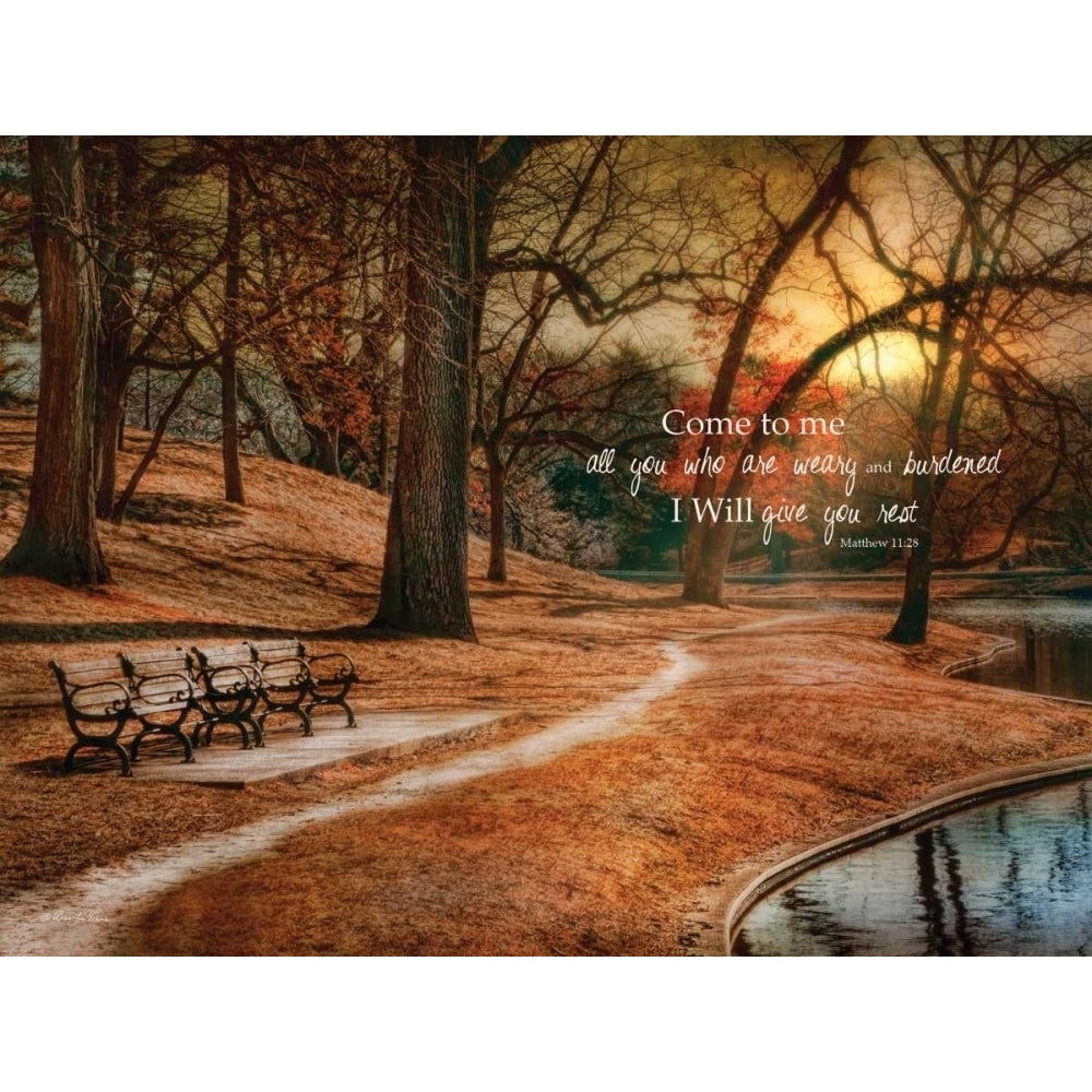 I Will Give You Rest Poster Print by Robin-Lee Vieira-VARPDXRLV331A Image 1