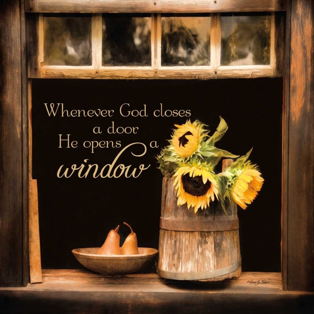 God Opens Windows Poster Print by Robin-Lee Vieira-VARPDXRLV531 Image 1