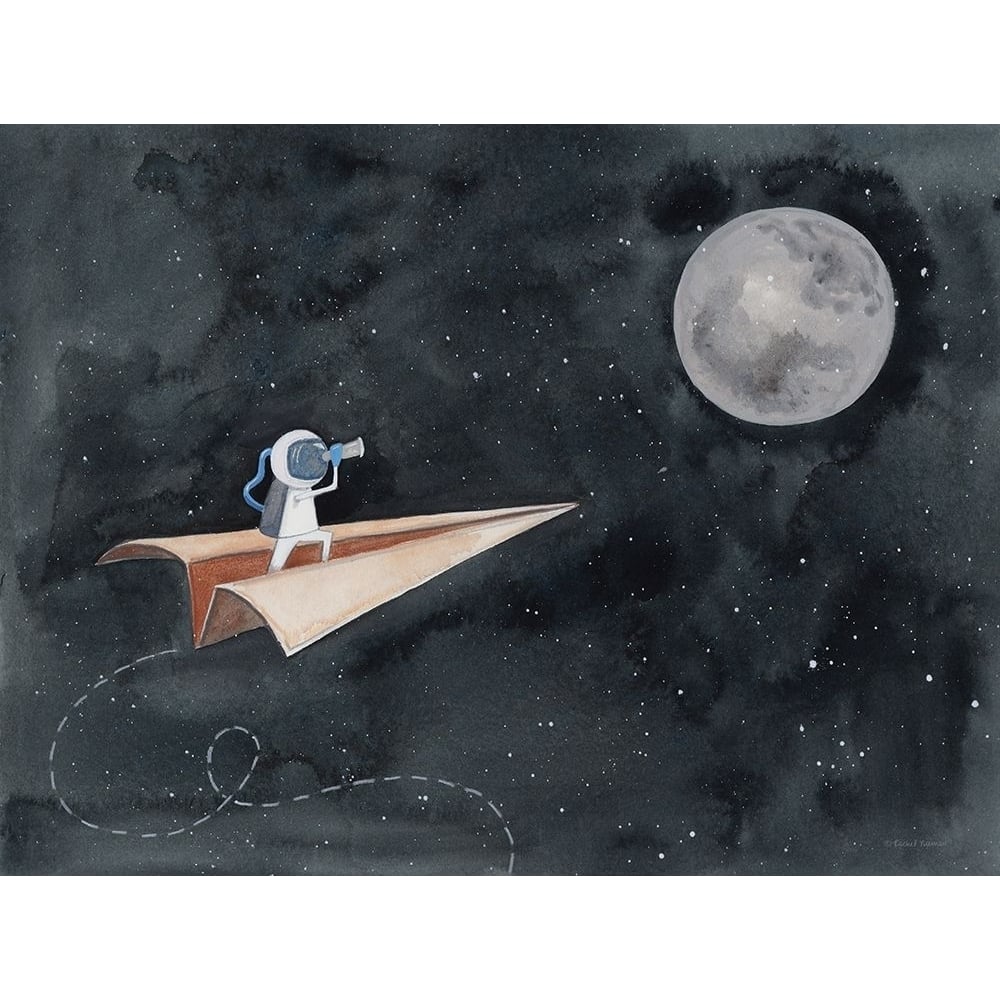 Paper Airplane to the Moon by Rachel Nieman-VARPDXRN274 Image 1