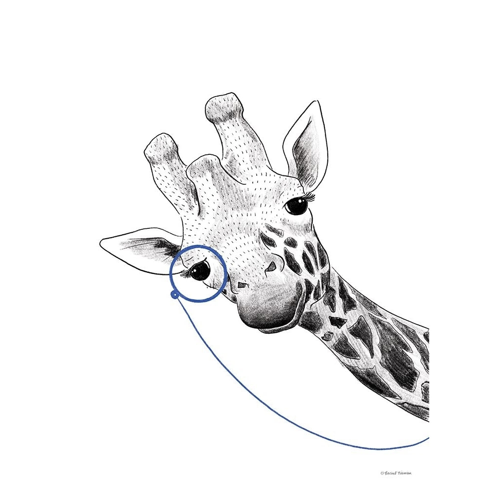 Giraffe With a Monocle by Rachel Nieman-VARPDXRN331 Image 1