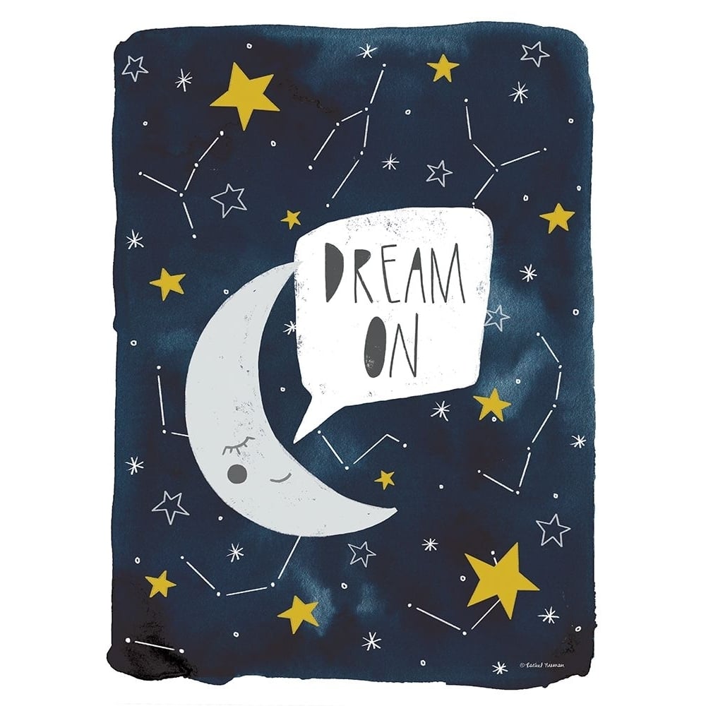 Dream On Moon Poster Print - Rachel Nieman-VARPDXRN447 Image 1