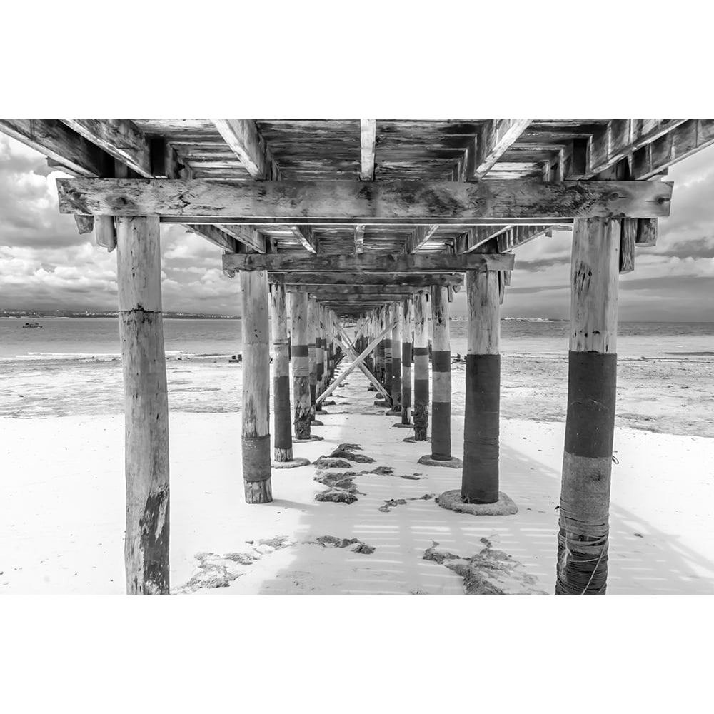 Wooden Beach Walk Poster Print - Richard Silver-VARPDXRX078A Image 1