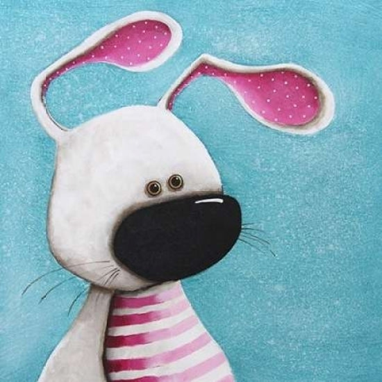 The Pink Bunny Poster Print by Lucia Stewart-VARPDXS1389D Image 2