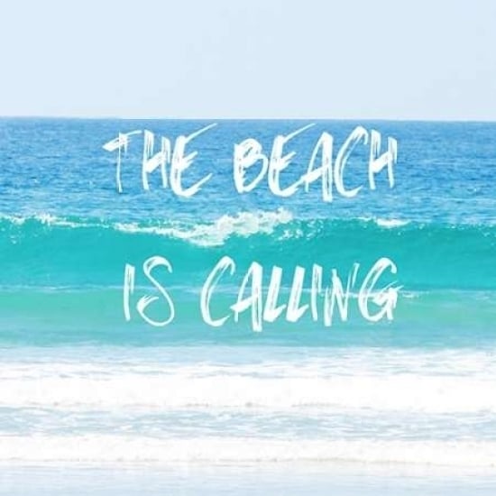 Beach Is Calling Poster Print by Sylvia Coomes-VARPDXS1426D Image 1