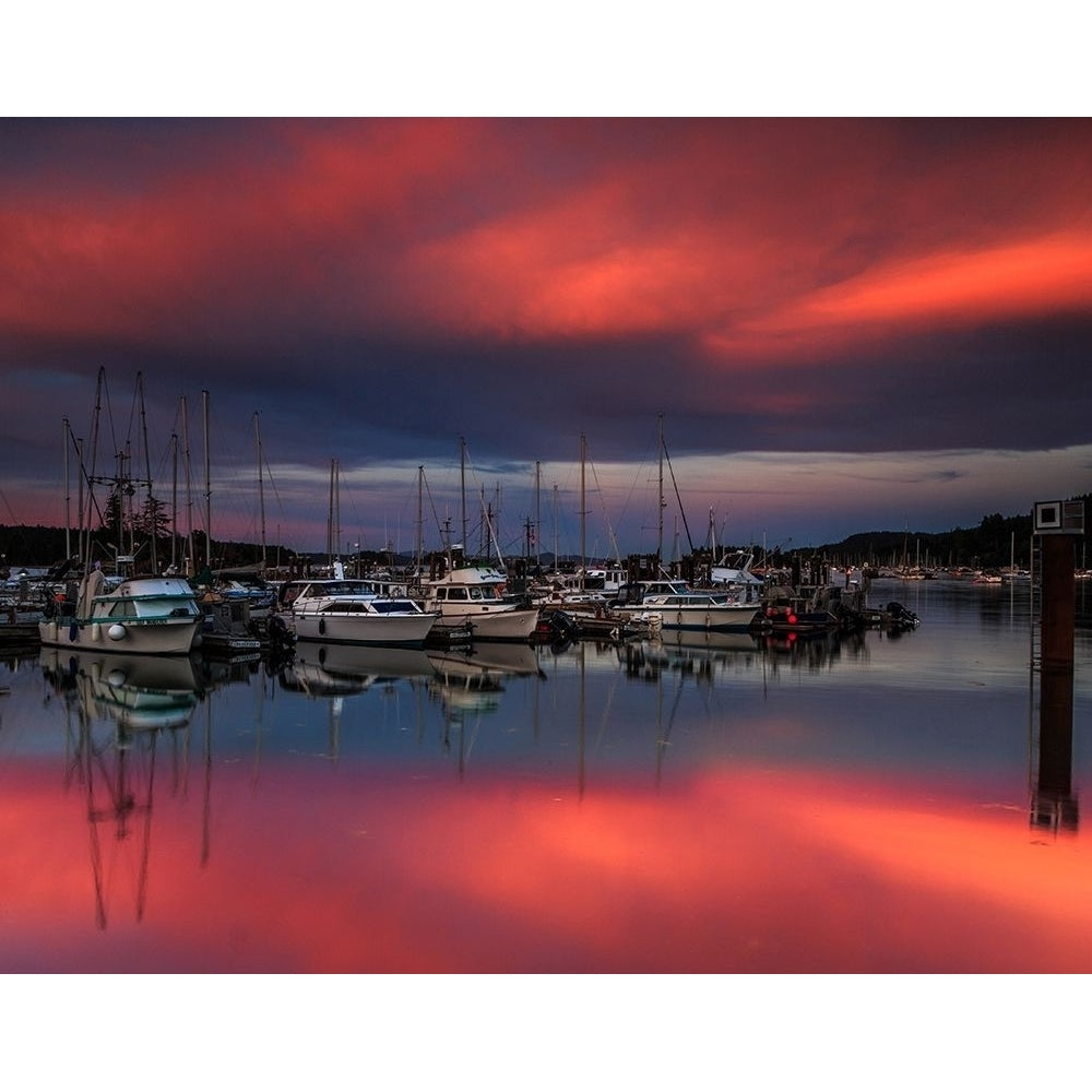 Ganges Harbor Sunset Poster Print by Shawn/Corinne Severn-VARPDXS1591D Image 2