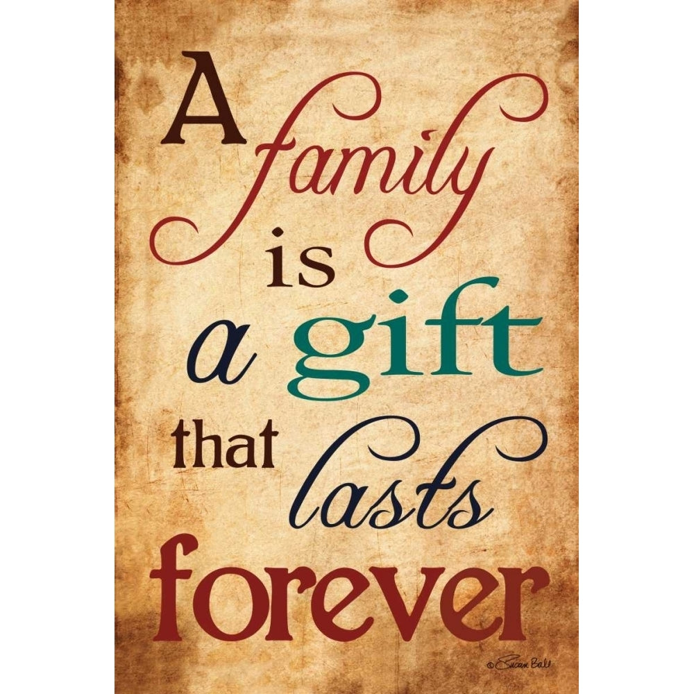 Gift of Family Poster Print by Susan Ball-VARPDXSB193 Image 1