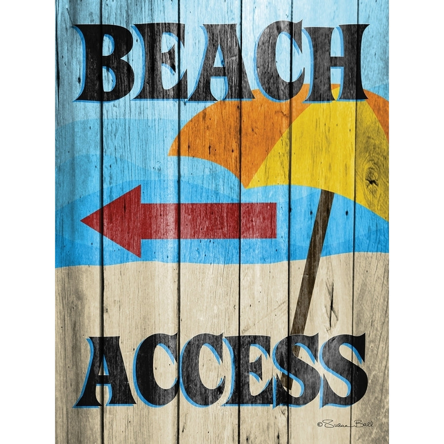 Beach Access Poster Print by Susan Ball-VARPDXSB322 Image 1