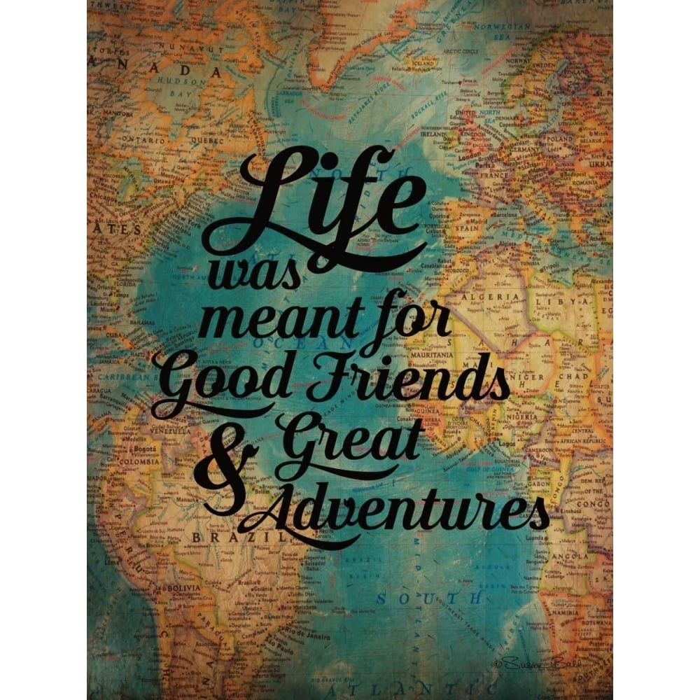 Good Friends - Great Adventure Poster Print by Susan Ball-VARPDXSB335 Image 1