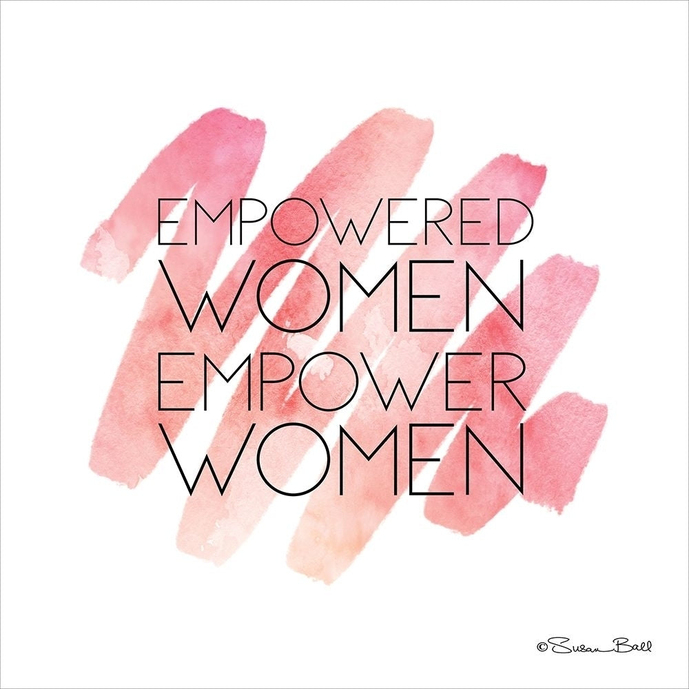 Empowered Women Poster Print by Susan Ball-VARPDXSB645 Image 1