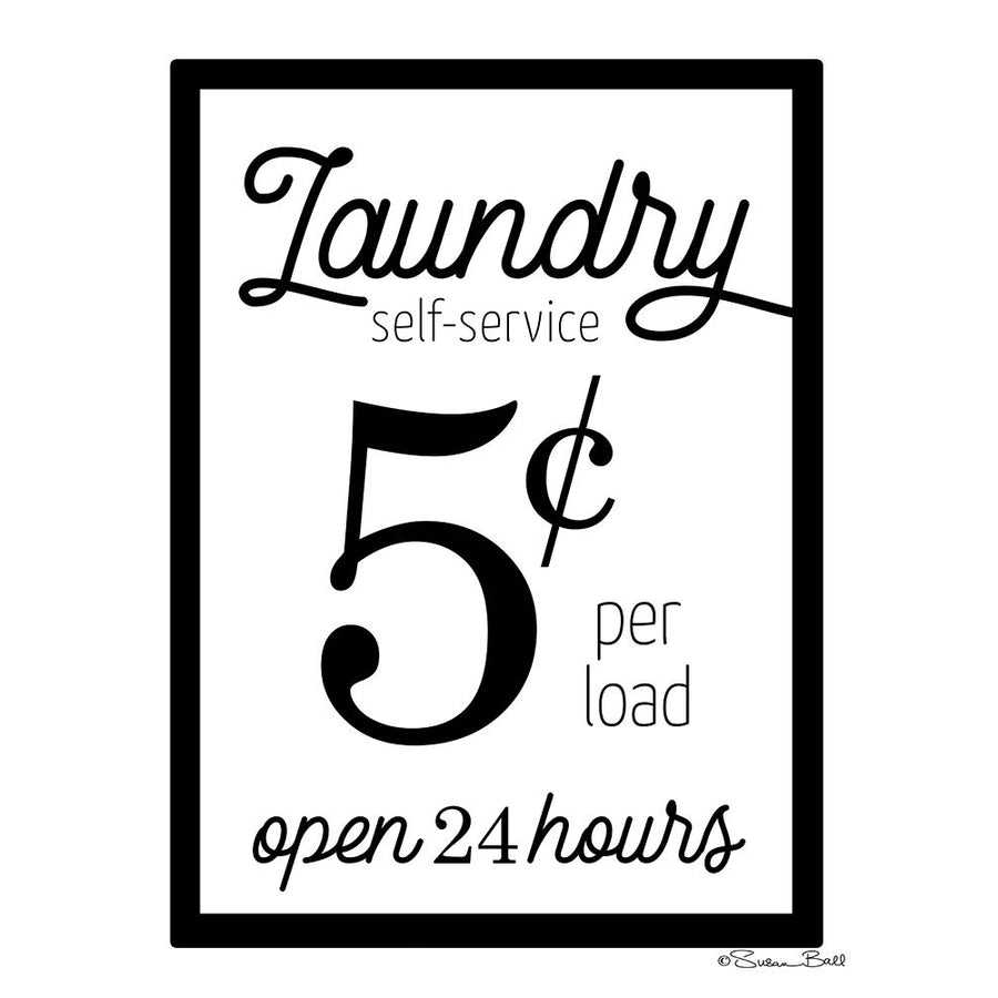 Laundry 5 Cents Poster Print by Susan Ball-VARPDXSB663 Image 1