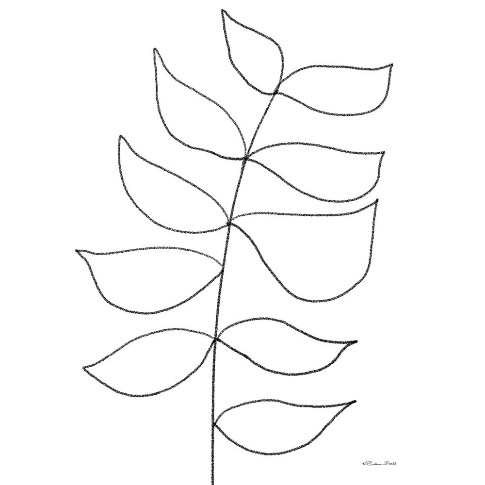 Leaf Sketch 3 Poster Print - Susan Ball-VARPDXSB995 Image 1