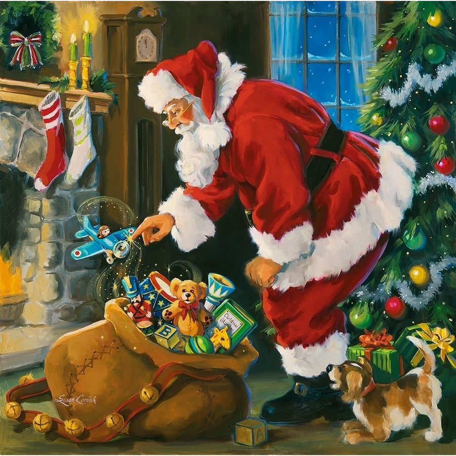 Santas Magic Touch Poster Print by Susan Comish-VARPDXSCM1482 Image 1