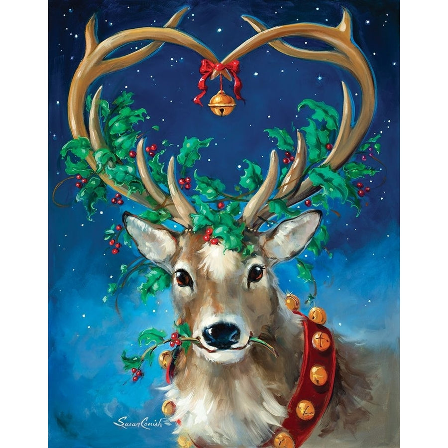 Santas Reindeer Poster Print - Susan Comish-VARPDXSCM200901 Image 1