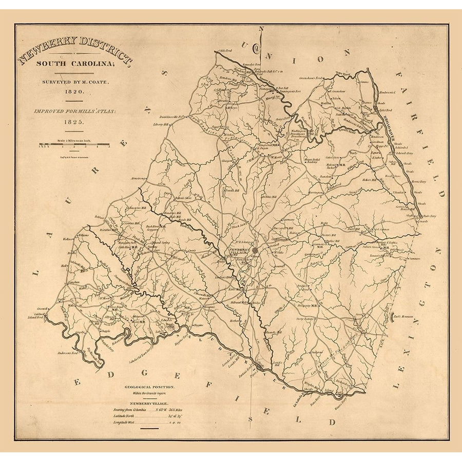 Newberry South Carolina - Coate 1825 by Coate-VARPDXSCNE0002 Image 1