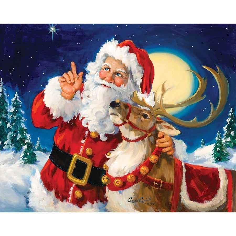 Santas Lead Reindeer Poster Print - Susan Comish-VARPDXSCM180802 Image 1