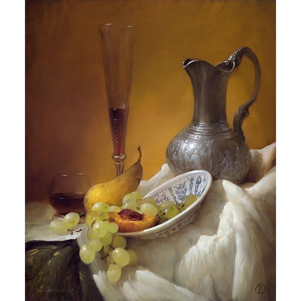 Still-life with a glass Poster Print by Dmitry Sevryukov-VARPDXSD1 Image 1