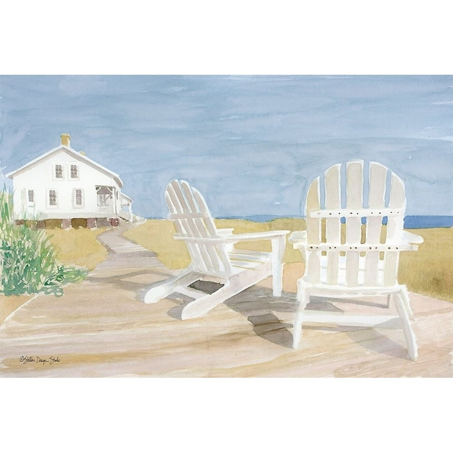 Beach Chairs 1 Poster Print by Stellar Design Studio Stellar Design Studio-VARPDXSDS127 Image 1