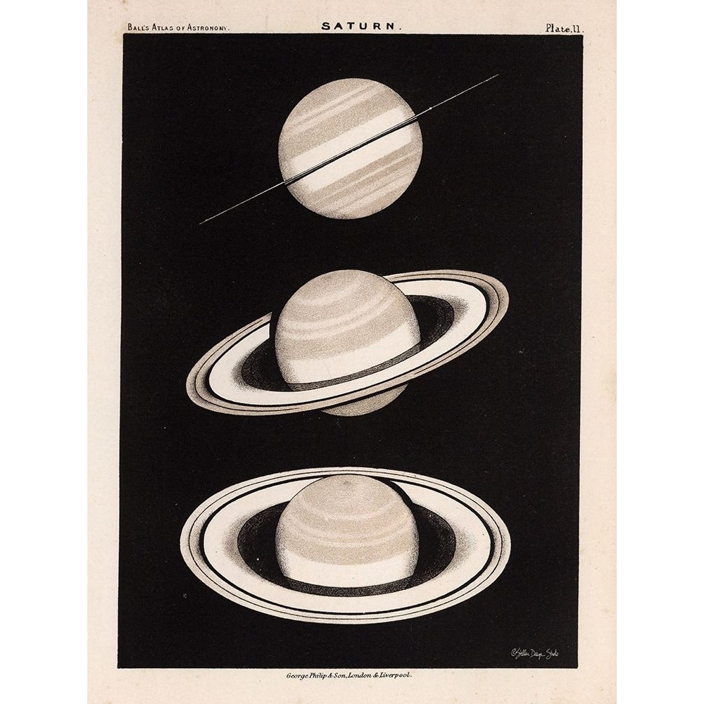 Saturn Poster Print by Stellar Design Studio Stellar Design Studio-VARPDXSDS502 Image 1