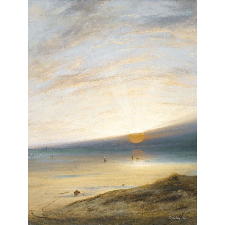 Sunset on the Beach at Sark Poster Print - Stellar Design Studio-VARPDXSDS883 Image 1