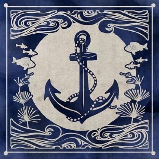 Ink Anchor Poster Print by Edward Selkirk-VARPDXSE010A Image 1