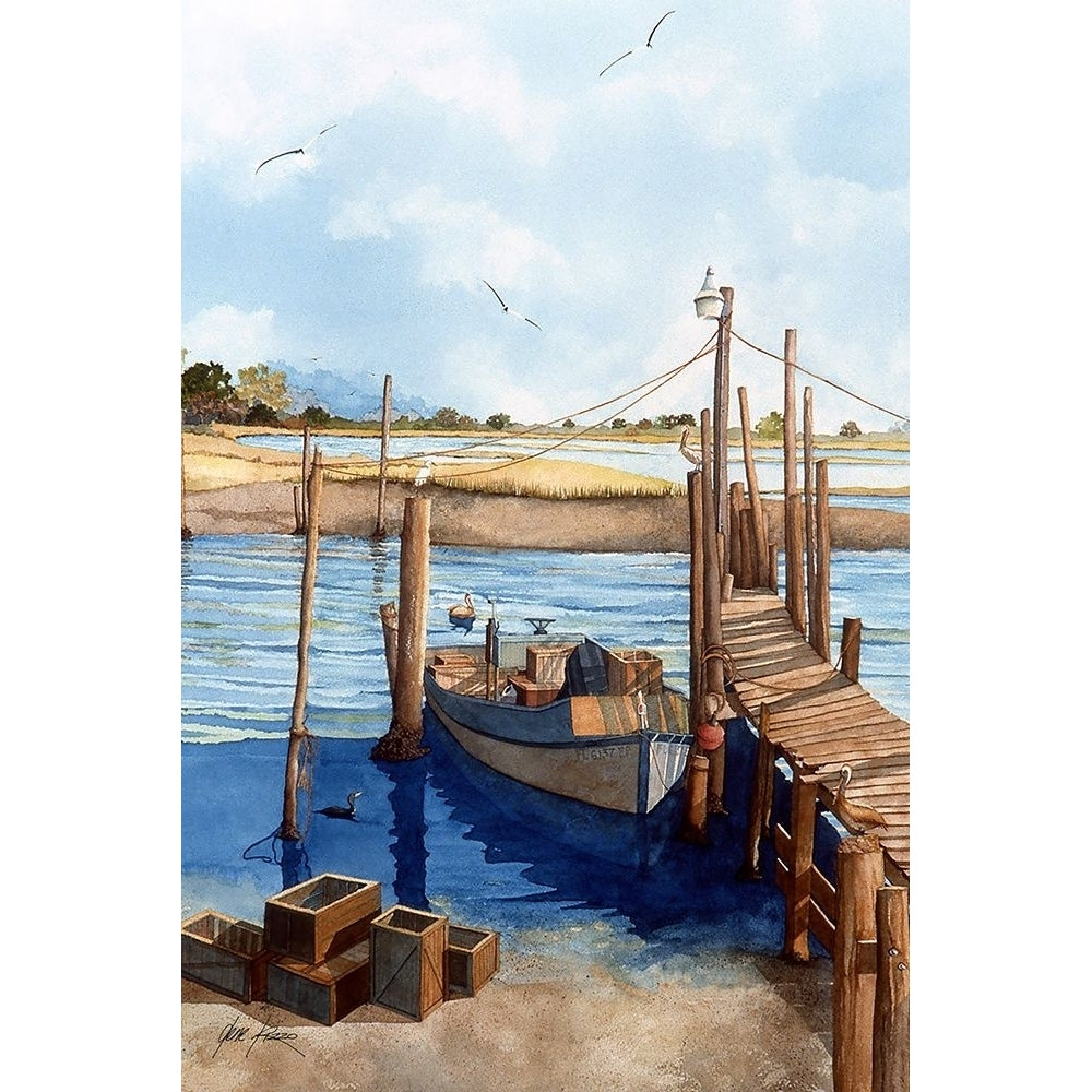 Crab Skiff Poster Print - Gene Rizzo-VARPDXSEBCS Image 1