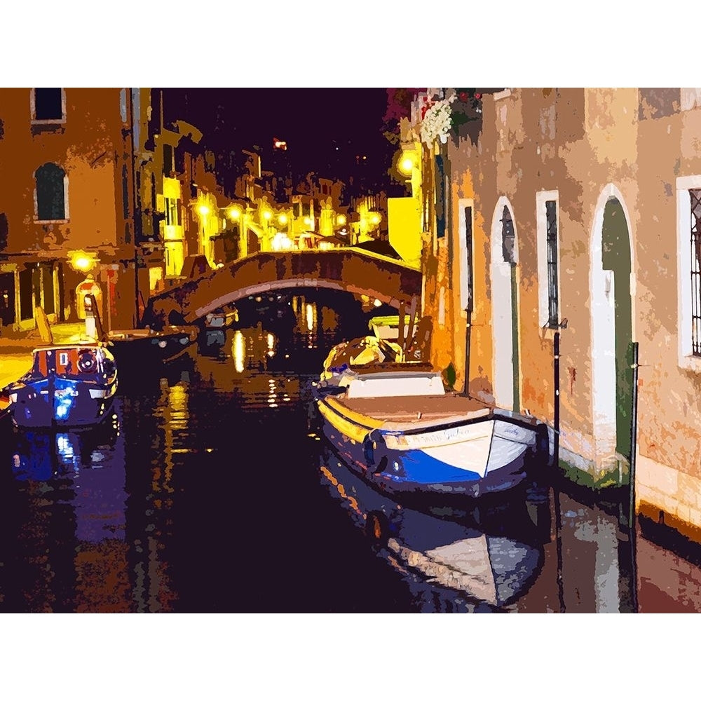 Gondola Night Poster Print by Sarah Ghanooni-VARPDXSGRC011 Image 1