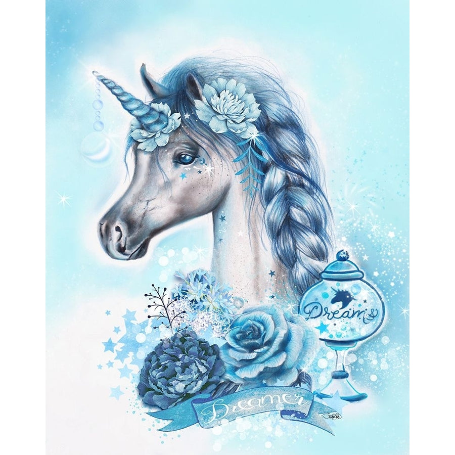 Dreamer Unicorn Poster Print - Pike Art Sheena-VARPDXSHEPIK226436 Image 1