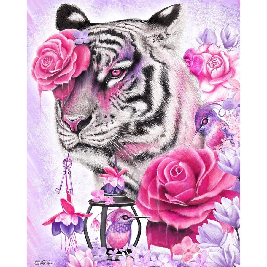 Fuschia Tiger Poster Print - Pike Art Sheena-VARPDXSHEPIK251833 Image 1