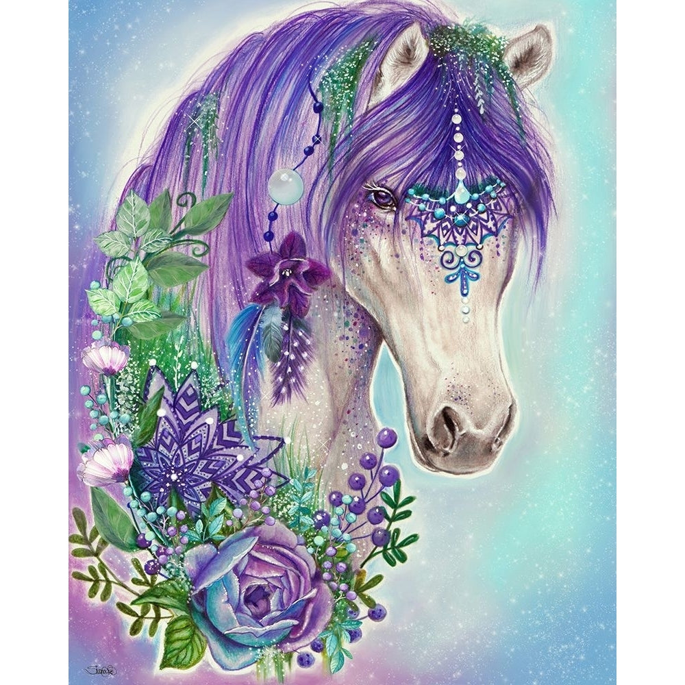 Gypsy Violet Horse Poster Print - Pike Art Sheena-VARPDXSHEPIK230592 Image 1