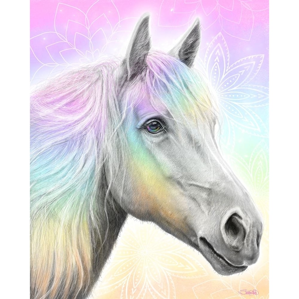 Pastel Dream Horse Poster Print - Pike Art Sheena-VARPDXSHEPIK264327 Image 1