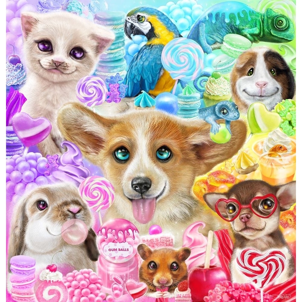 Confectionery Cuties Poster Print - Pike Art Sheena-VARPDXSHEPIK266242 Image 1