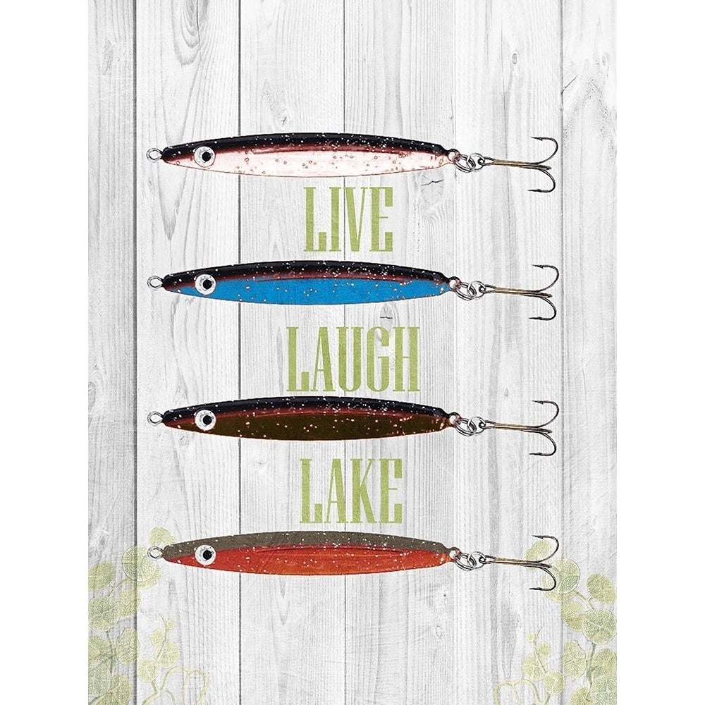 Live Laugh Lake Poster Print by Sheldon Lewis-VARPDXSLBRC627A Image 1