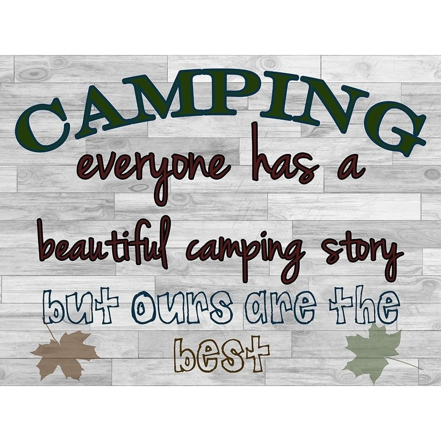 Camping Story Poster Print by Sheldon Lewis-VARPDXSLBRC853B Image 1